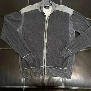 🖤Buckle black zip up sweater